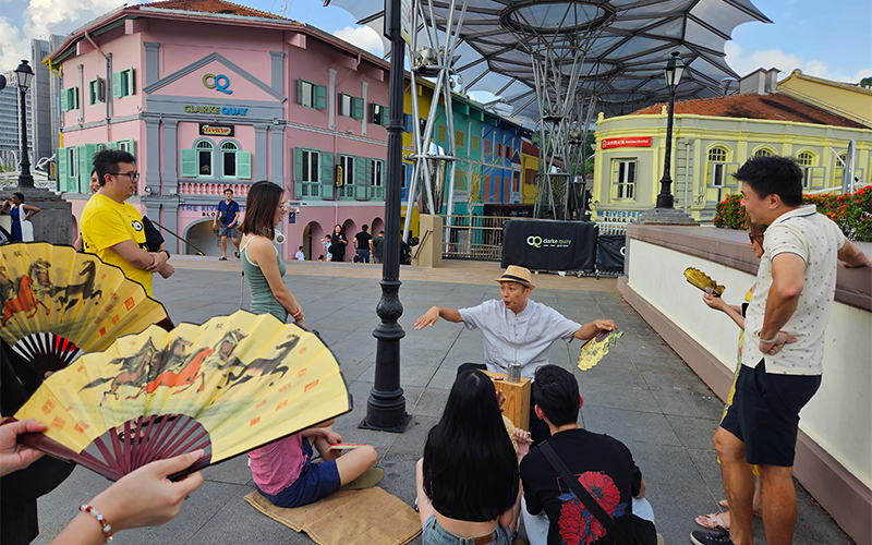 Echoes of 1959 Singapore River tour 2024, clarke quay. theatre storytelling