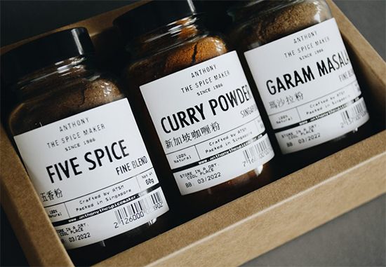 Anthony The Spice Maker, spices are great gift idea for your Singapore travels.
