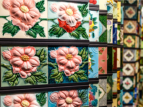 Peranakan tiles, authentic Singapore Handicrafts gift souvenirs