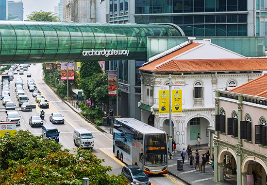 orchard road is Singapore's iconic shopping destination