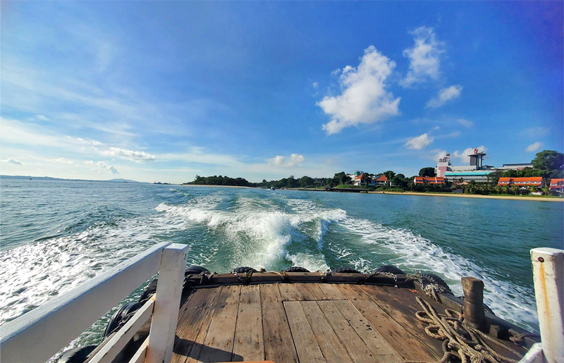 bumboat ferry, wooden ferry, pulau ubin boat tour